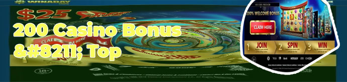 200 welcome bonus online casino